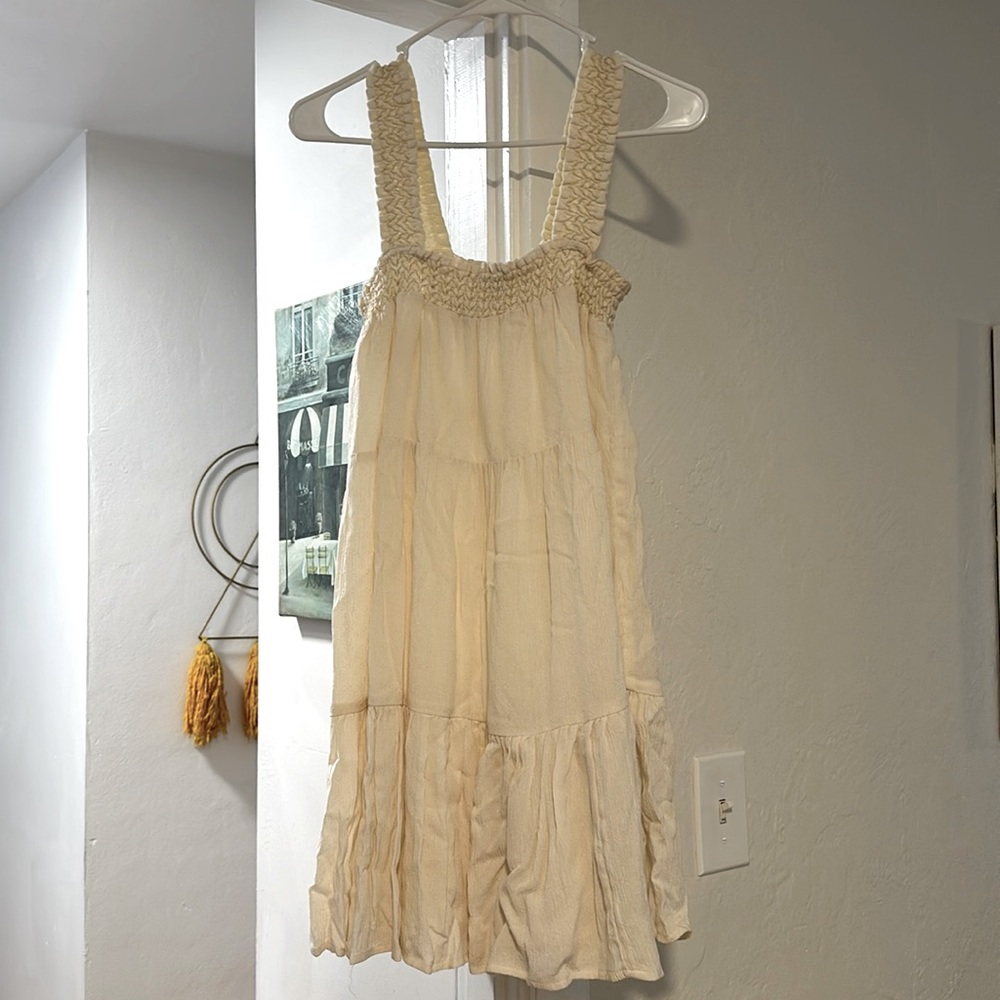 Cream dress